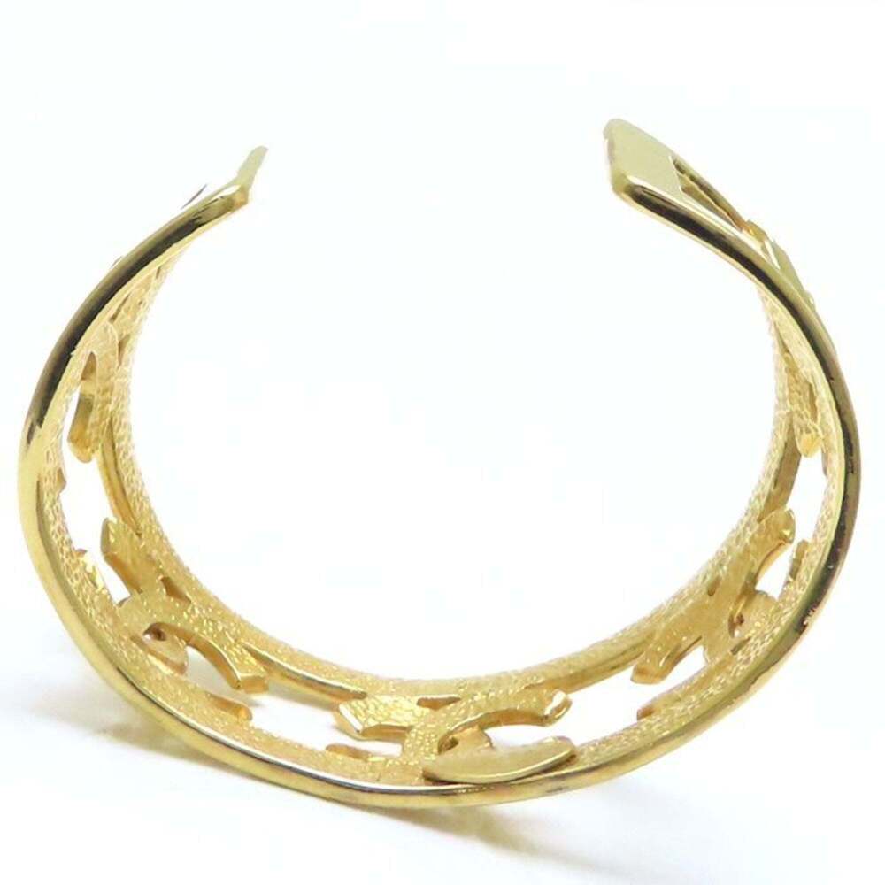 CHANEL Authentic Gold Logo Bracelet - Picture 3 of 7